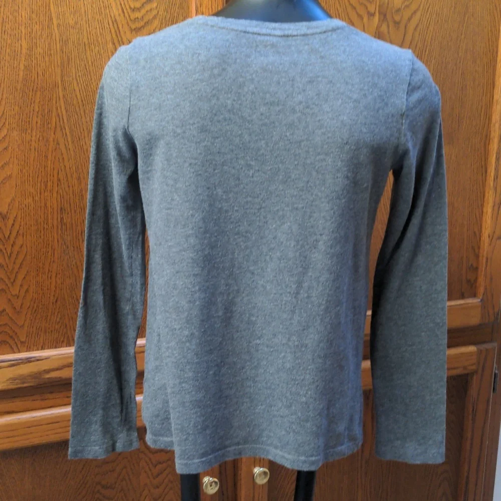 GAP KIDS gray heart wthe Headphones long sleeve t-shirt-12